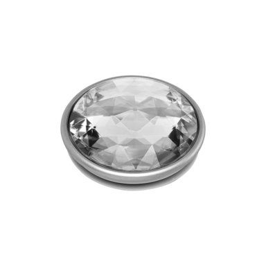 PopSockets PopGrip, Cristal Disco Argent
