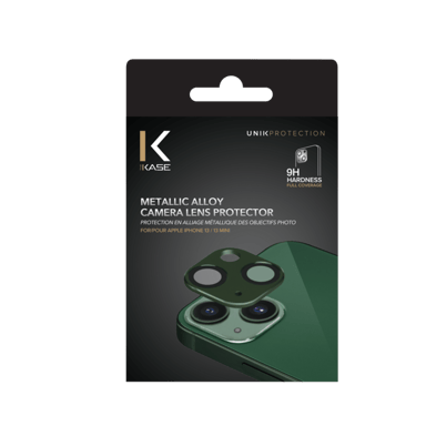 Protezione dell'obiettivo in lega metallica per Apple iPhone 13/13 mini, verde Pomona