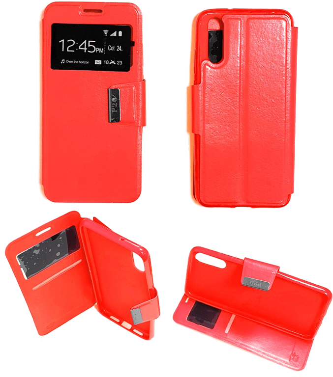 Etui Folio compatible Rouge Huawei P20