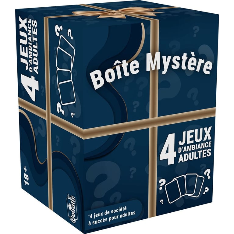 Jeu d'ambiance Goliath Boîte Mystère 4 jeux kidultes et adultes - vue 2