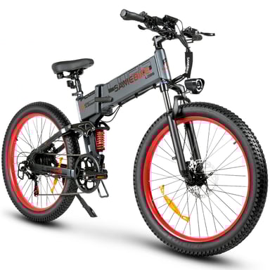 Bicicletta elettrica pieghevole SAMEBIKE LO26 Plus da 26'' con batteria da 48 V 15 Ah 1000 W