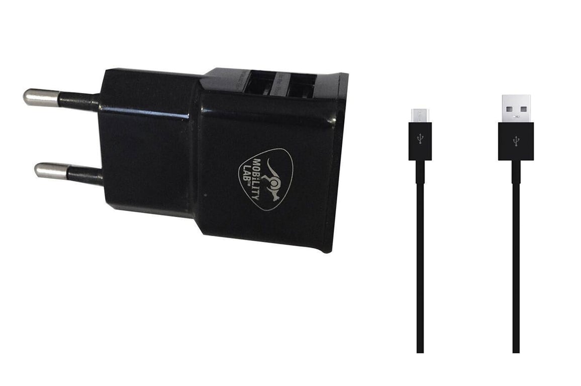 Chargeur secteur Wefix CVOY+CBL MUSB 1M BK + Câble Micro USB - vue 5