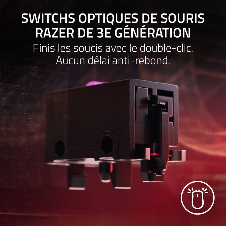 Razer Viper V2 Pro PUBG: BATTLEGROUNDS Edition Jouer Droitier RF Wireless + USB Type C Optique 30000 DPI Neuf - vue 2