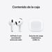 Airpods 4 (2024) Blanc avec Boîtier de charge USB-C Ecouteurs sans fil avec réduction active du bruit