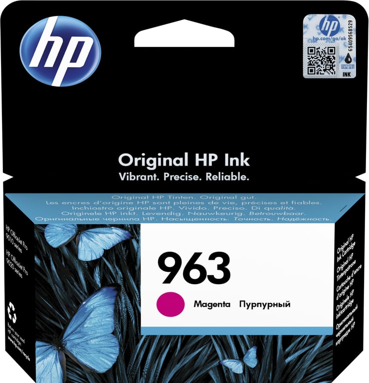 HP 963 Cartouche dencre authentique 3JA24AE pour HP OfficeJet Pro 9010 / 9020 series - vue 8