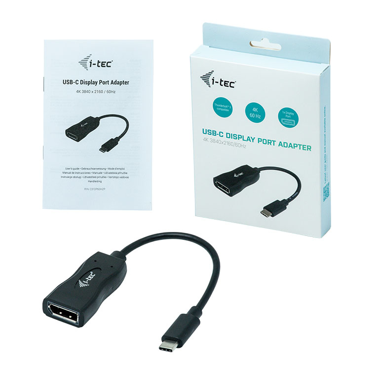 i-tec USB-C Display Port Adapter 4K/60 Hz - Neuf