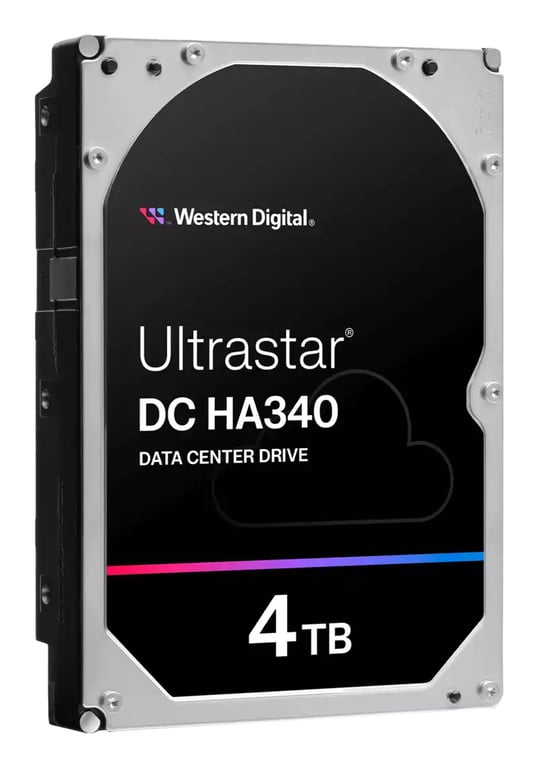WESTERN DIGITAL Ultrastar DC HA340 3.5p 26.1MM 4To 256Mo 7200TPM SATA Neuf - vue 2