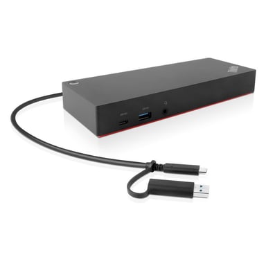 Lenovo ThinkPad Hybrid USB-C with USB-A Dock Cablato USB 3.2 Gen 2 [3.1 Gen 2] Type-C Nero (ThinkPad Hybrid USB - Warranty: 36M)