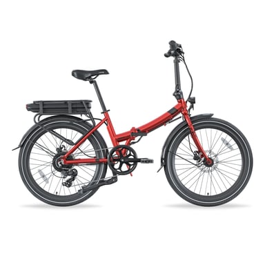 Vélo de Ville Pliant à Assistance Électrique 24'' - Legend Siena 13Ah Rouge