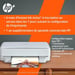 HP Envy 6022e Imprimante tout-en-un Jet d'encre couleur Copie Scan - Idéal pour la famille - 6 mois d'Instant ink inclus avec HP+