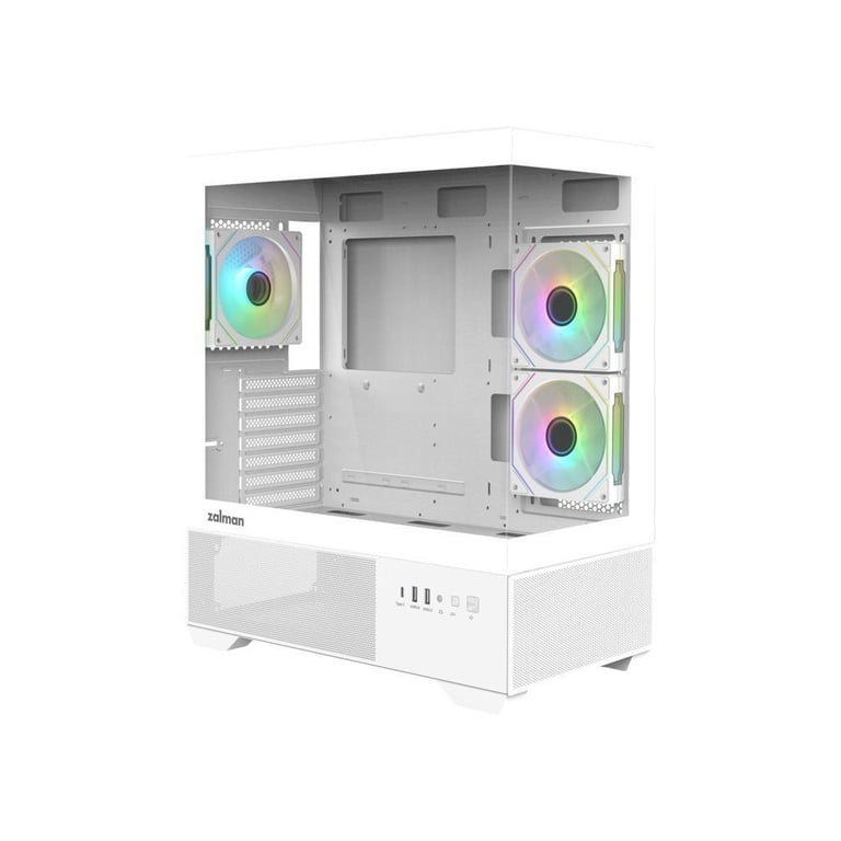 Boîtier PC ZALMAN CHRONIX V2 ZM CHROV2WH Moyen tour ATX 3x 120mm A RGB GPU max 410mm - vue 3