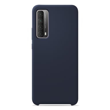 Coque silicone unie Soft Touch Bleu nuit compatible Huawei P Smart 2021
