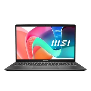 MSI Modern 15 F1MG-687XFR Intel Core 5 120U Ordinateur portable 39,6 cm (15.6'') Full HD 8 Go DDR4-SDRAM 512 Go SSD Wi-Fi 6E (802.11ax) DOS gratuit Français Gris