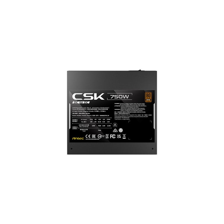 Antec SIGNATURE CSK750DC EC unité d'alimentation d'énergie 20+4 pin ATX ATX - vue 3