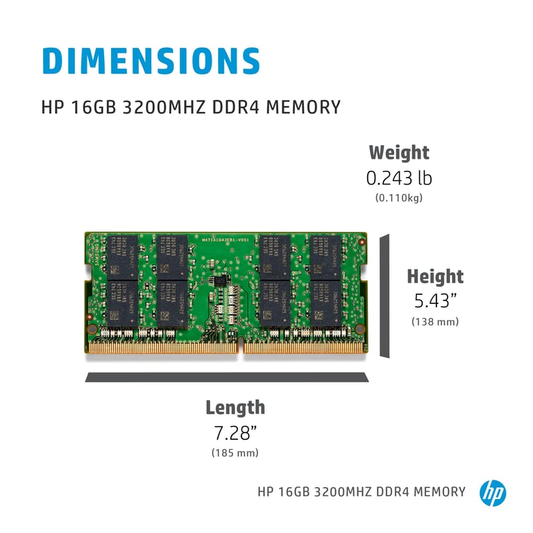 HP Mémoire 3 200MHz DDR4 Neuf - vue 2