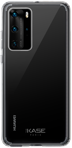 Coque hybride invisible pour Huawei P40 Pro, Transparente
