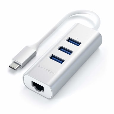 Satechi ST-TC2N1USB31AS Docking Station USB 3.2 Gen 1 (3.1 Gen 1) Type-C argento