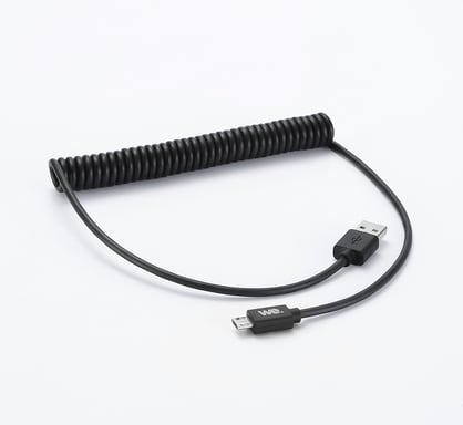 WE 2m Cavo micro USB intrecciato reversibile - Connettore ultra resistente - Ricarica rapida per Samsung Huawei Nexus Sony - Nero