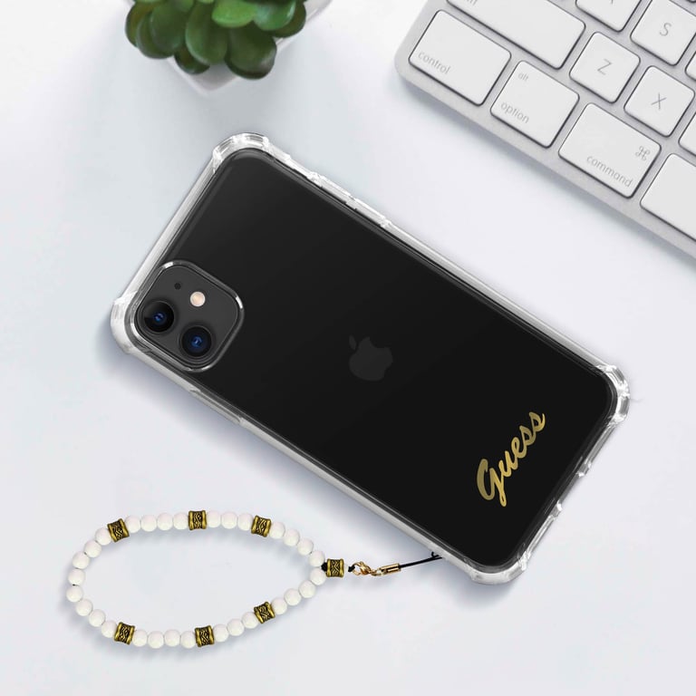 Coque de protection Guess iPhone 1212 Pro Antichoc Bracelet perles - vue 2
