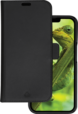 Folio 2 en 1 iPhone 14 Pro Lynge en Cuir Noir DBramante1928