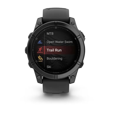 Garmin Fenix E 3,3 cm (1.3'') AMOLED 47 mm Numérique 416 x 416 pixels Écran tactile Noir Wifi GPS (satellite)