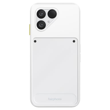 Fairphone Funda Original para Fairphone 6 de Silicona Semirrígida con Contornos Reforzados Blanco
