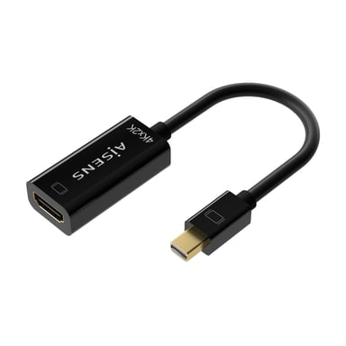 AISENS A125-0643 câble vidéo et adaptateur 0,15 m Mini DisplayPort HDMI Type A (Standard) Noir