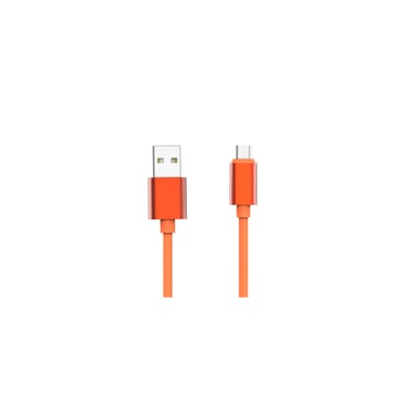 JAYM Cavo da USB a Lightning 2.4A - 1,7 metri - Collezione Pop - Arancione
