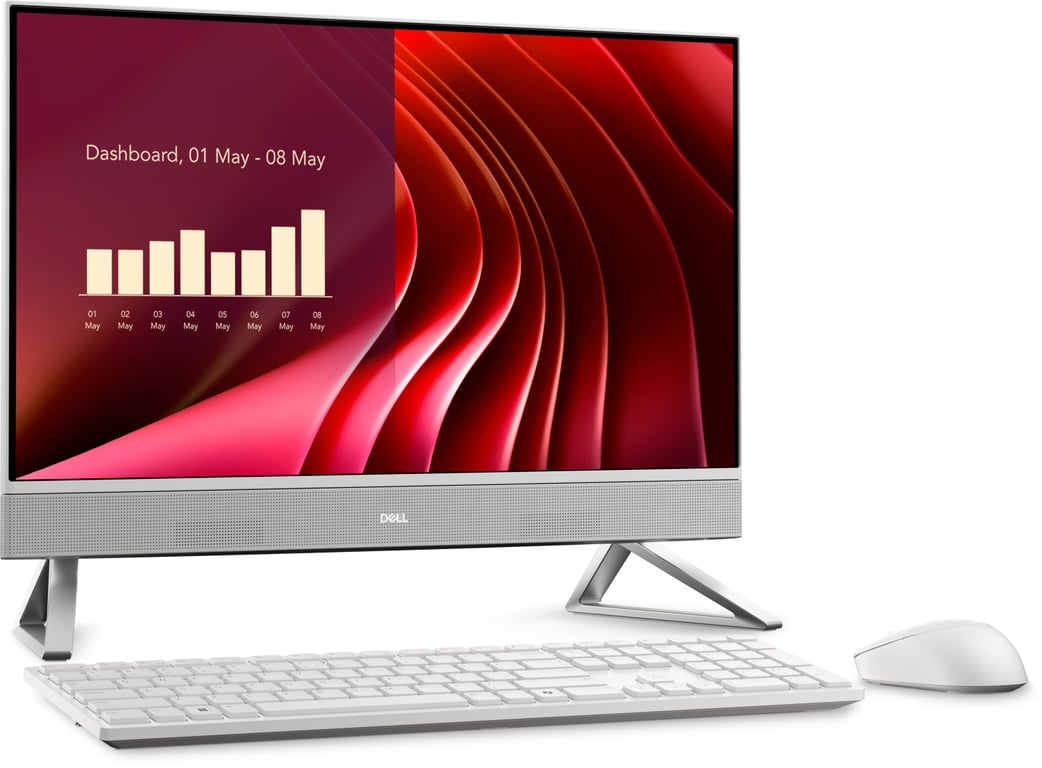 PC Tout en un Dell EC24250 Intel Core 7 SSD Intel Graphics 23.8 Windows 11 Pro - vue 3