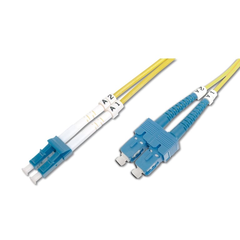 WP WPC-FP0-9LCSC-100 cable InfiniBand y de fibra óptica 10 m LC SC Amarillo - Nuevo
