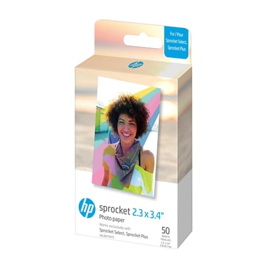 Paquete de 50 hojas HP Sprocket Select 2.3x3.4