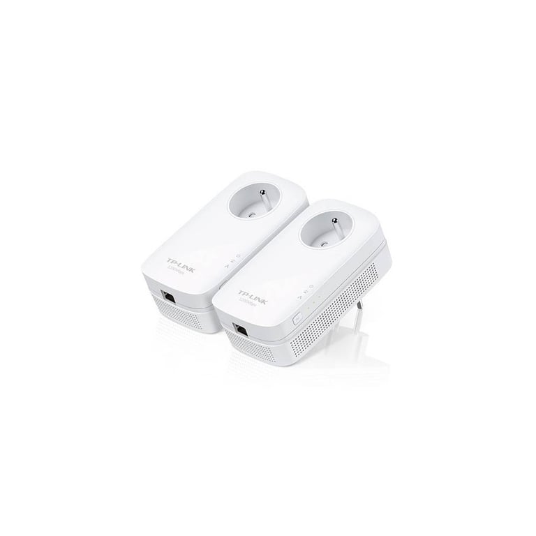 Kit Adaptateurs CPL TP-Link TL-PA8015P AV1300 Gigabit 2 ports avec prise de passage Blanc - Neuf
