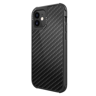 Coque de protection ''Robust Real Carbon'' pour iPhone 12 mini, noir