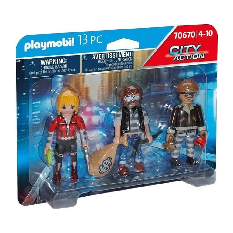 Police Equipe De Bandits City Action 70670 Playmobil La Boîte - vue 2