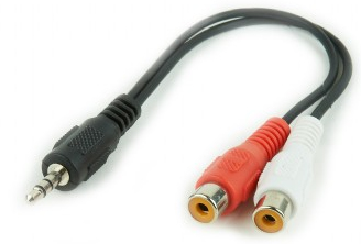 Gembird CCA-406 cavo audio 0,2 m 3,5 mm 2 x RCA nero, rosso, bianco