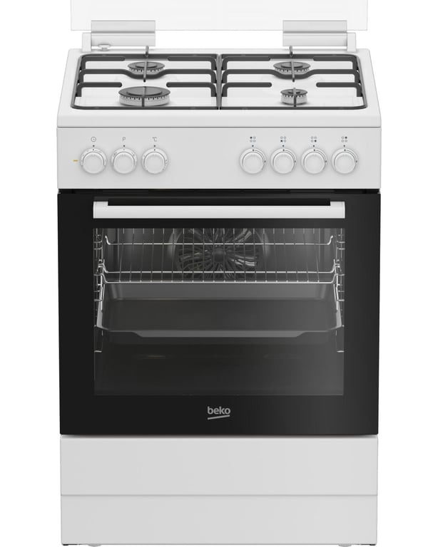 Beko Cuisinière gaz 4 feux FBE62011WC