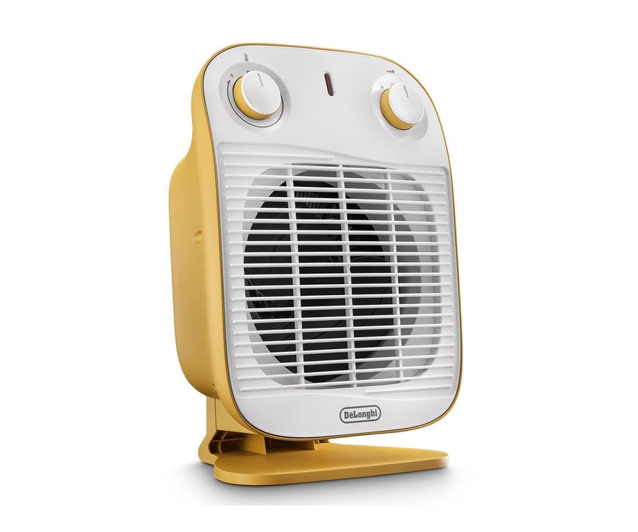 Chauffage soufflant DeLonghi HFS50B20.YE Jaune Rotatif - vue 2
