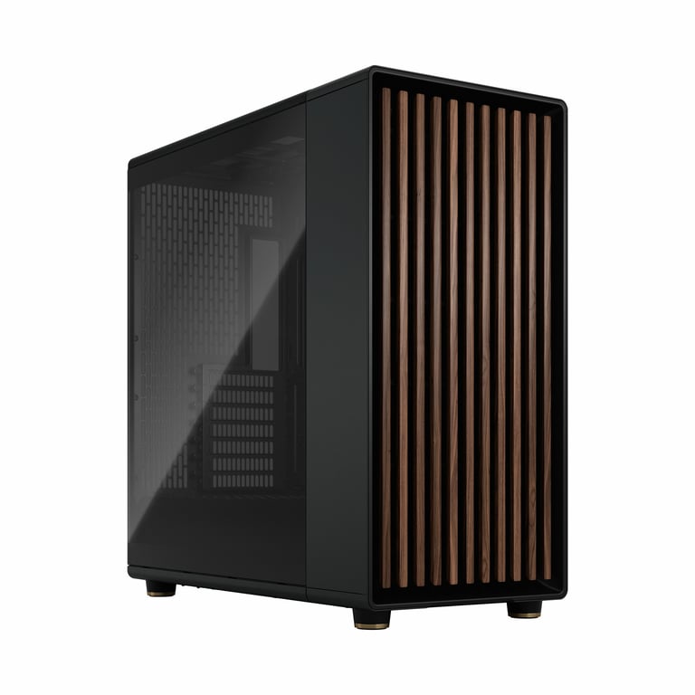 Fractal Design North XL Midi Tower Noir, Charbon de bois - Neuf
