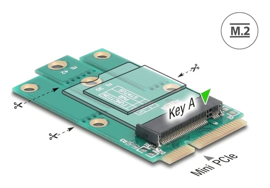 DeLOCK 64339 tarjeta y adaptador de interfaz Interno M.2
