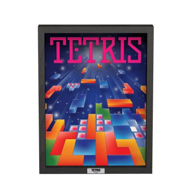 Marcos de píxeles - Tetris - 23x23 cm