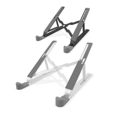 1Life 1IFENBCXENOGR Support de livres Support pour ordinateur portable et tablette Gris, Acier inoxydable 43,9 cm (17.3'')