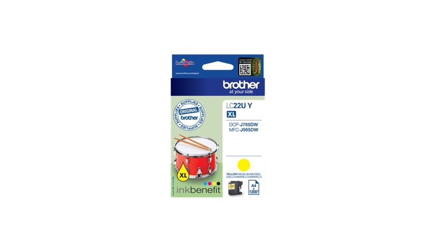 Brother LC22UY Jaune - vue 10