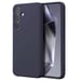 Crong Funda para Samsung Galaxy S24 de silicona suave a prueba de golpes Violeta