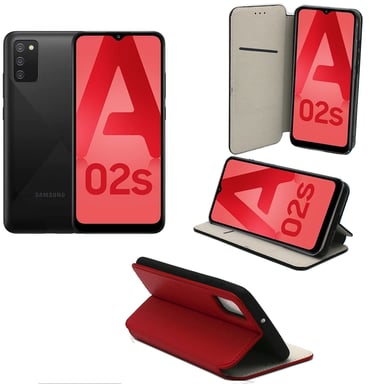 Samsung Galaxy A02S Etui / Housse pochette protection rouge
