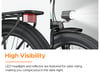 HillMiles MileCity 1 : Vélo électrique urbain 250 W, autonomie de 50 à 100 km, transmission Shimano 7 vitesses, étanchéité IP65, idéal pour les trajets domicile-travail.