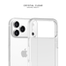 Coque hybride invisible fabriquée à  83 % de plastique recyclé pour Apple iPhone 17 Pro Max, transparente