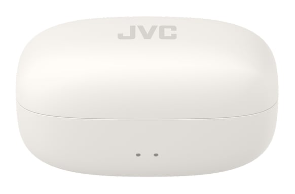 JVC HA-NP1T Casque True Wireless Stereo (TWS) Clip d'oreille Appels/Musique USB Type-C Bluetooth Argent, Blanc