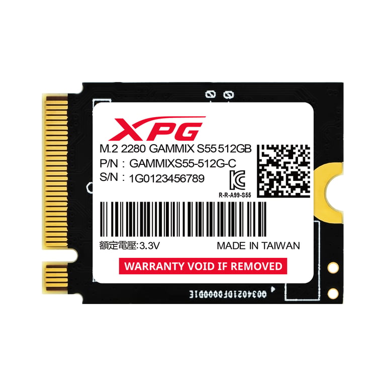 XPG SGAMMIXS55 C disque SSD .2 PCI Express 4.0 NVMe 3D NAND - vue 2