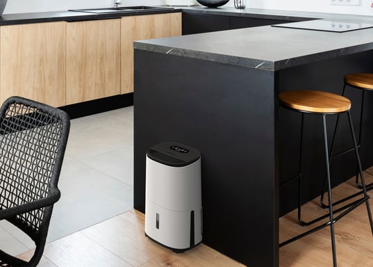 Deshumidificador y purificador de aire MeacoDry Arete® One 10L, ideal para eliminar la humedad y mejorar la calidad del aire, ultra silencioso, eficiente y de bajo consumo.