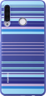 Huawei Funda para Huawei P30 Lite Semi-rígida Azul